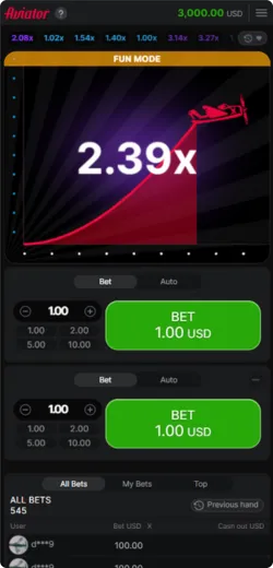 Aviator multiplier